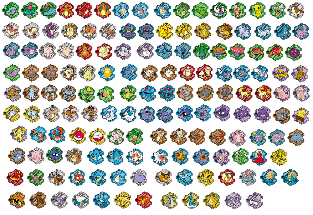 [10 Sealed Box] Pokemon S-Chinese 151 Puzzle Fridge Magnet Set Sealed slim pack