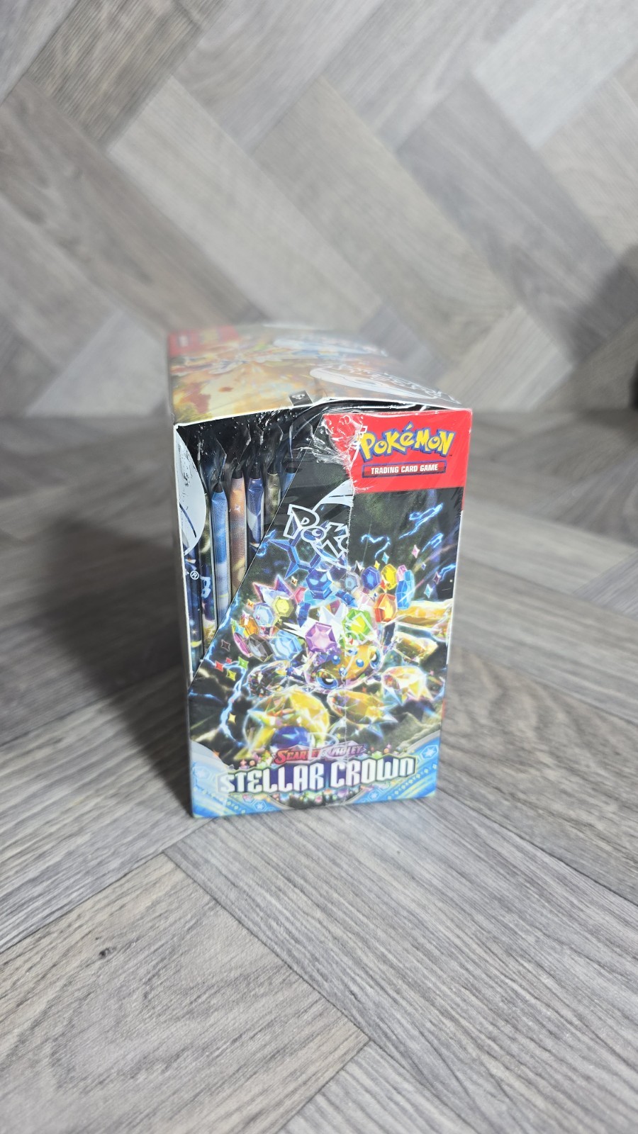 Pokemon Stellar Crown Booster Box 36 packs, New and Sealed with protective case