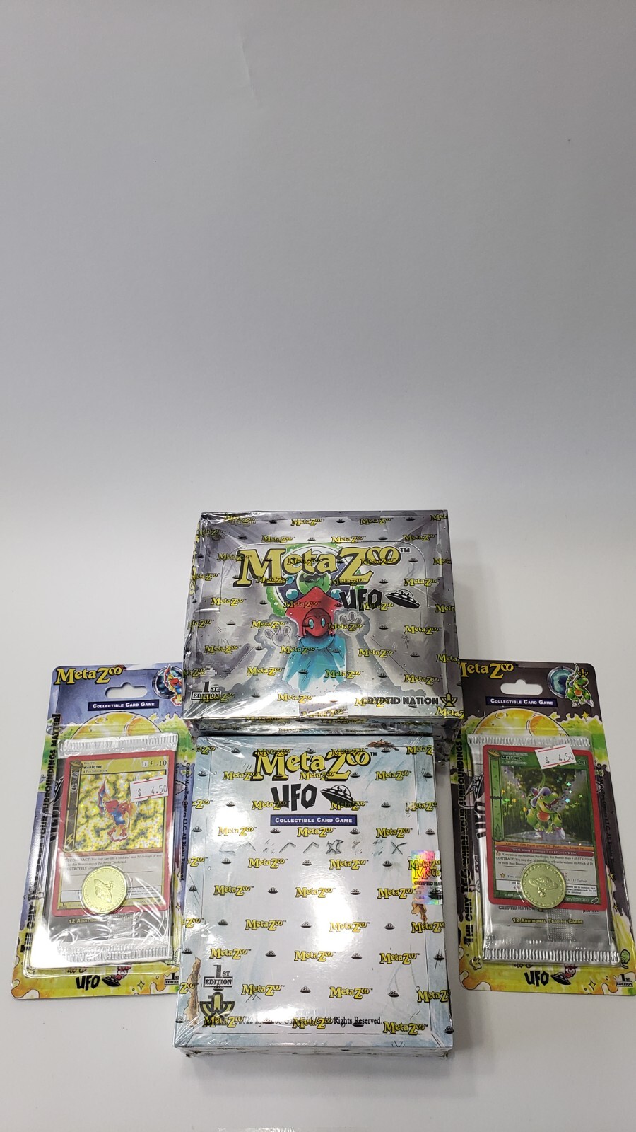 MetaZoo UFO 1st Edition Booster Boxes, Blister Packs Lot Factory Sealed On All