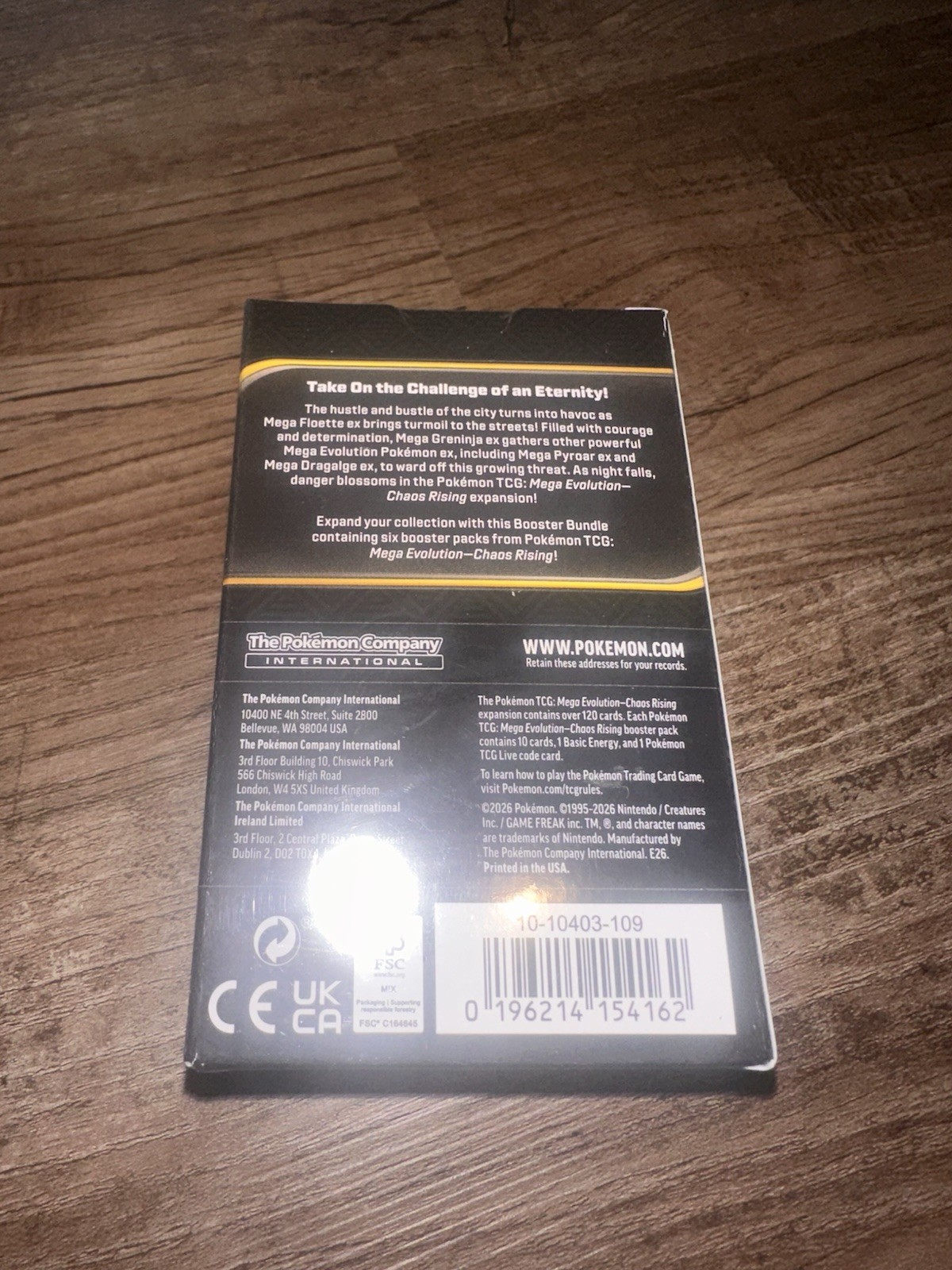 Pokemon TCG: Chaos Rising Factory Sealed Booster Bundle Box