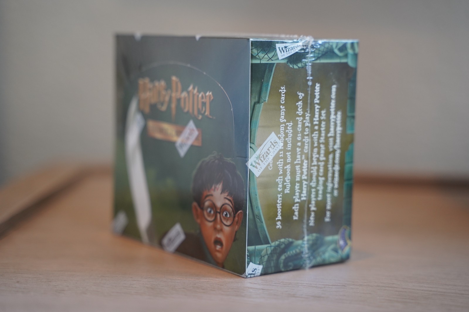 Harry Potter TCG Chamber of Secrets Booster Box 36 Packs Sealed WOTC English