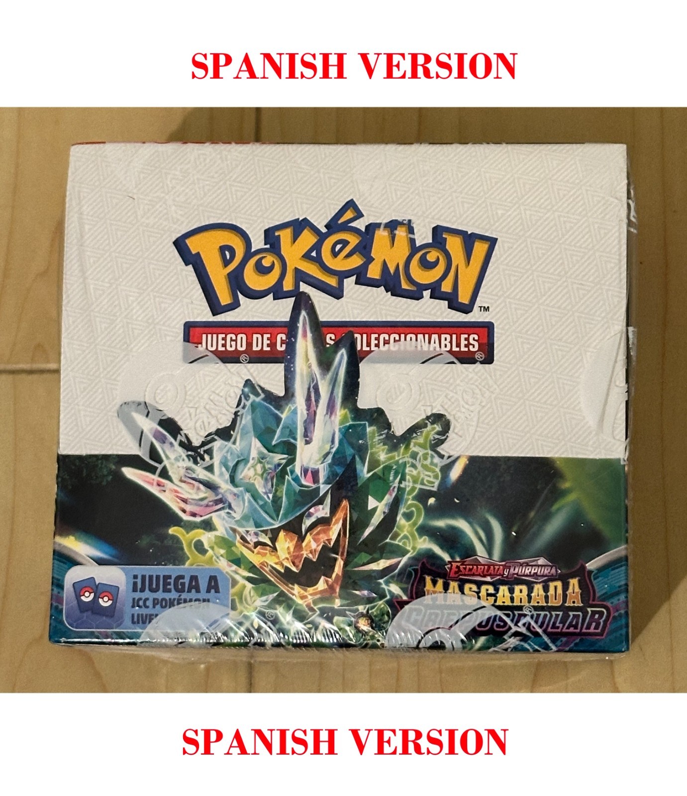 Pokemon TCG Scarlet and Violet Twilight Masquerade Booster Box SPANISH VERSION
