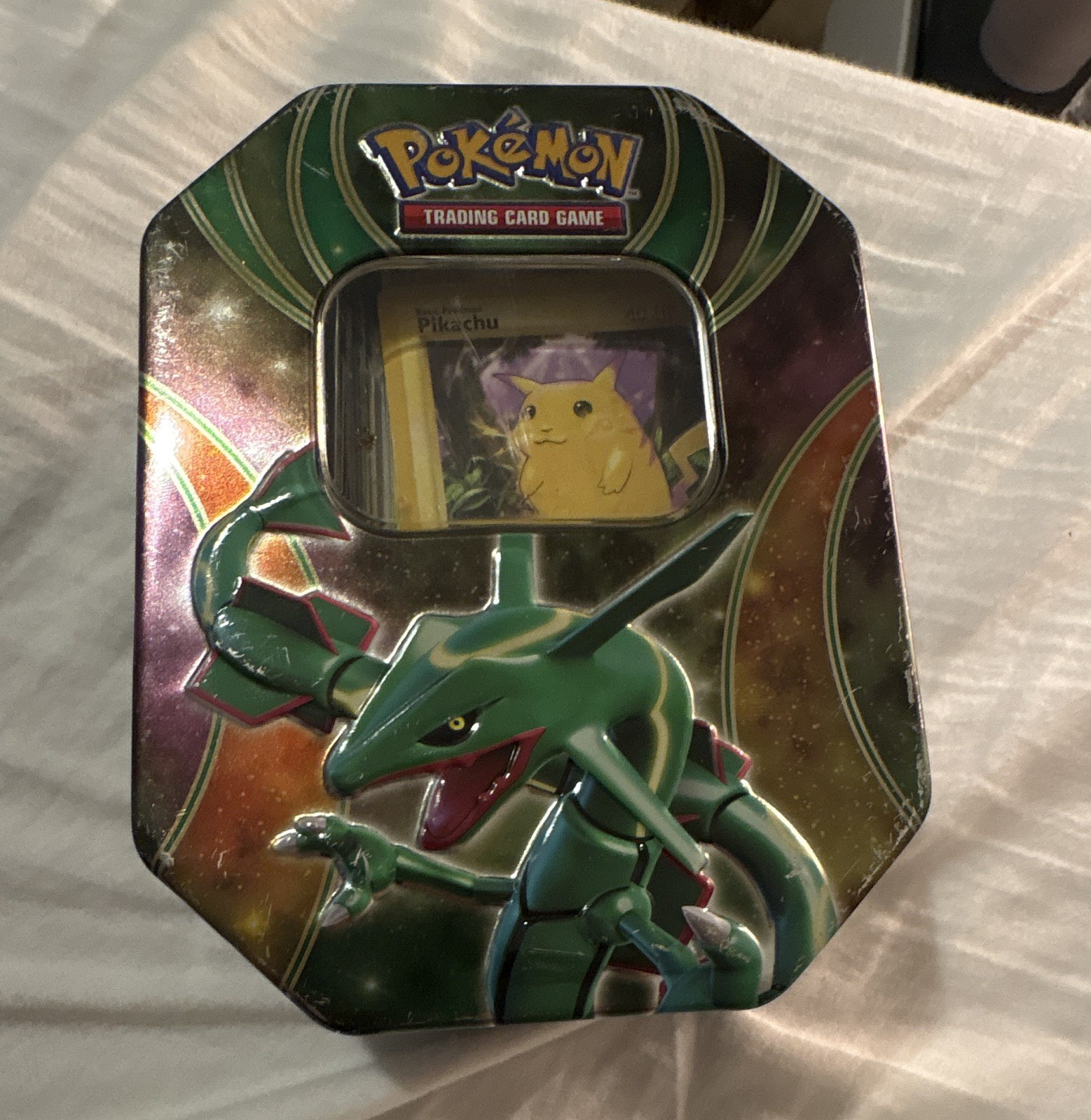 Pokémon cards in TCG Pokemon-EX Powers Beyond Tin Rayquaza Latios Hoopa 2015
