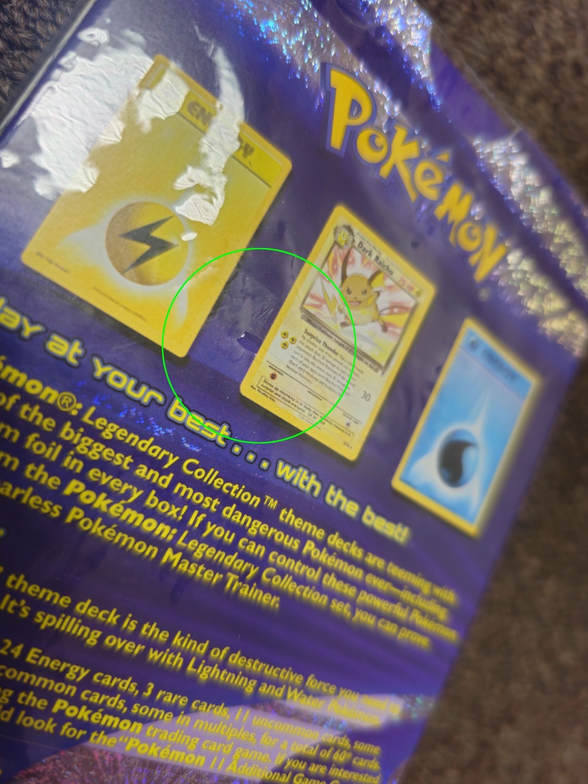 Pokemon Legendary Collection Turmoil Theme Deck FACTORY SEALED!!