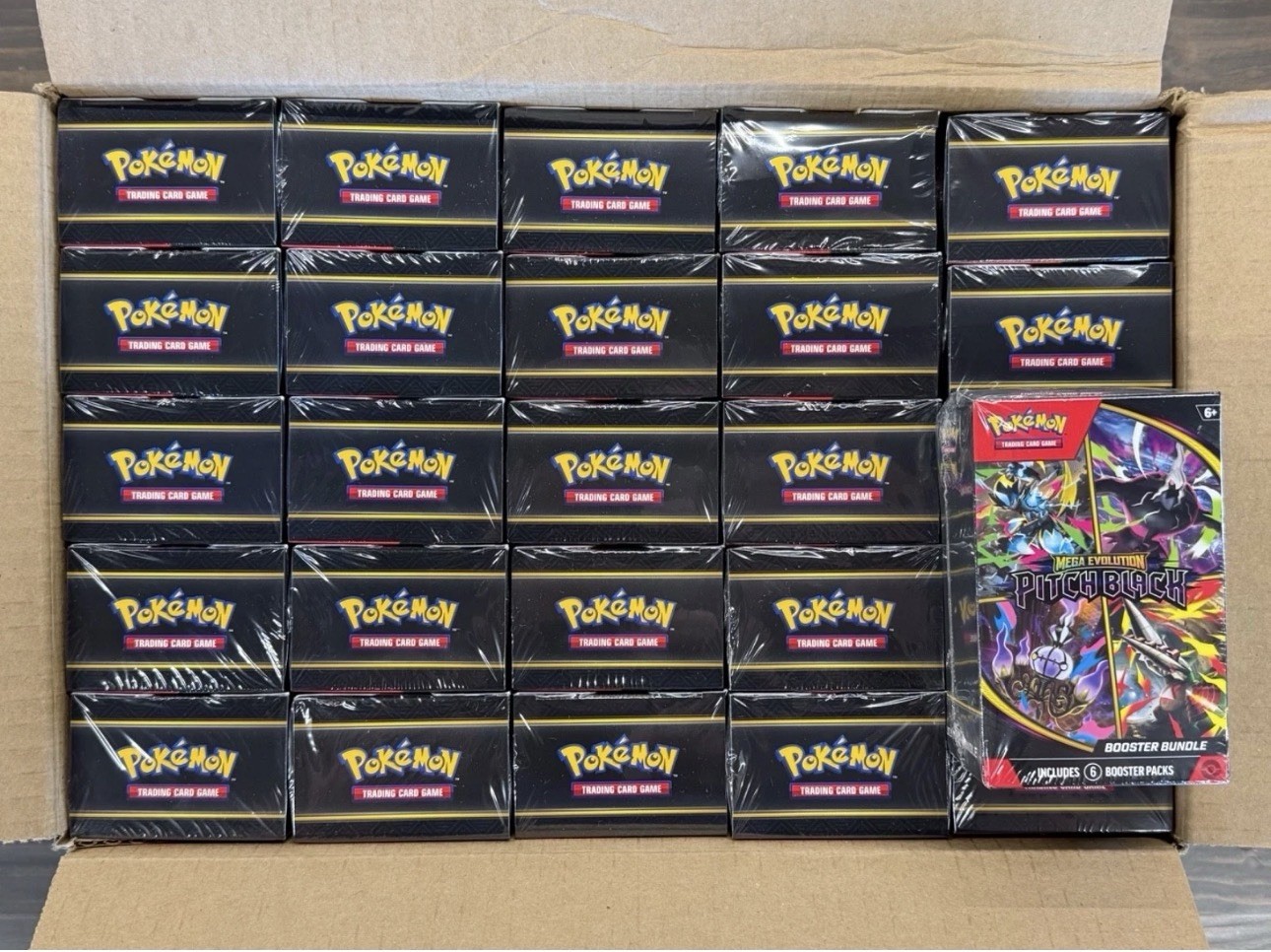 Mega Evolution ME05 Pitch Black Booster Bundle Sealed 25ct Case FREE SHIPPING