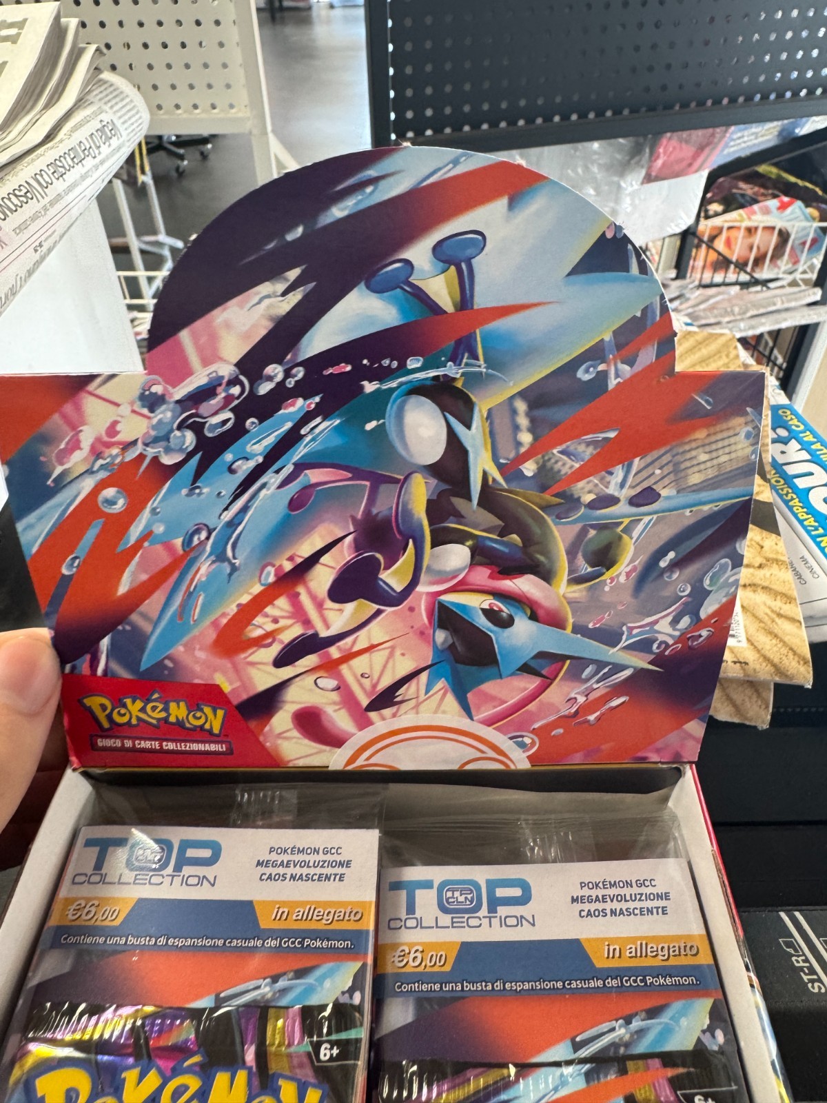 Pokemon Complete Box – 20 10 Card Bags – Rising Chaos (ITA) SEALED