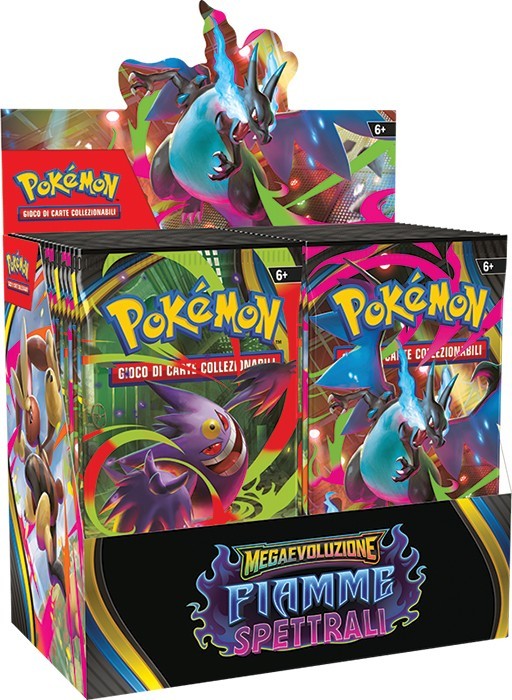 POKEMON – MEGAEVOLUTION SPECTRAL FLAMES – BOOSTER BOX 36 SACHETS – ITALIAN
