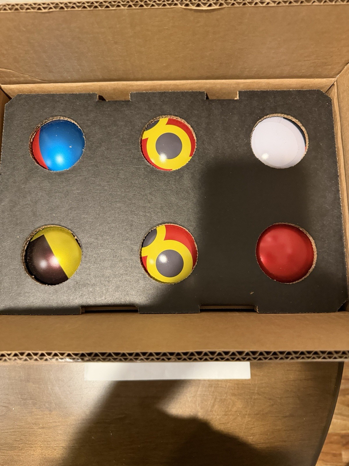 Costco Pokémon TCG Pokeball Tin Lot of 6 Balls – 18 Booster Packs Sealed (G25)