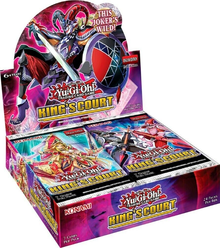 Yugioh King’s Court Booster Box 1st Edition Factory Sealed Brand New