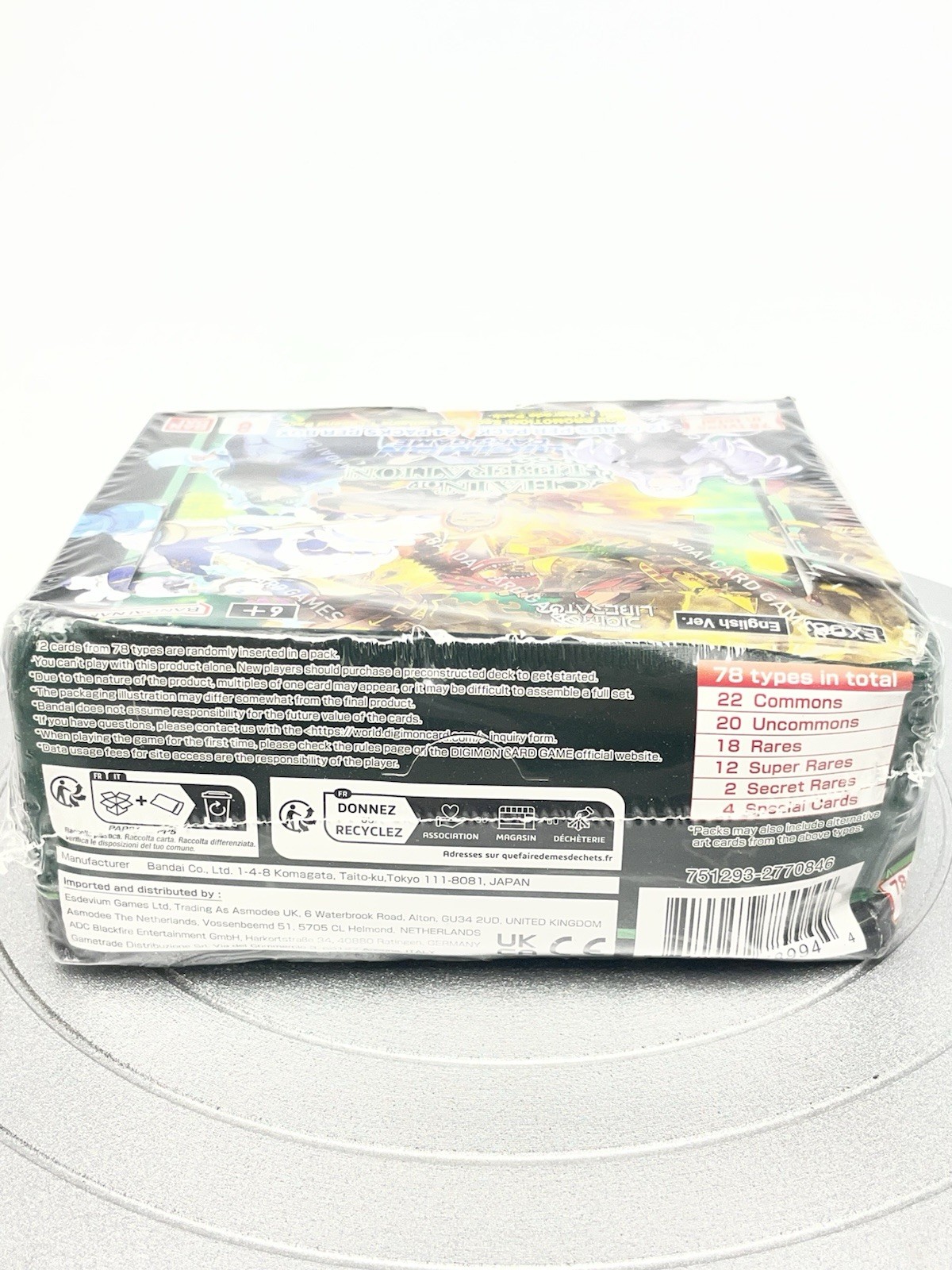 DIGIMON CARD GAME: CHAIN OF LIBERATION BOOSTER BOX (24ct) FACTORY SEALED/NEW