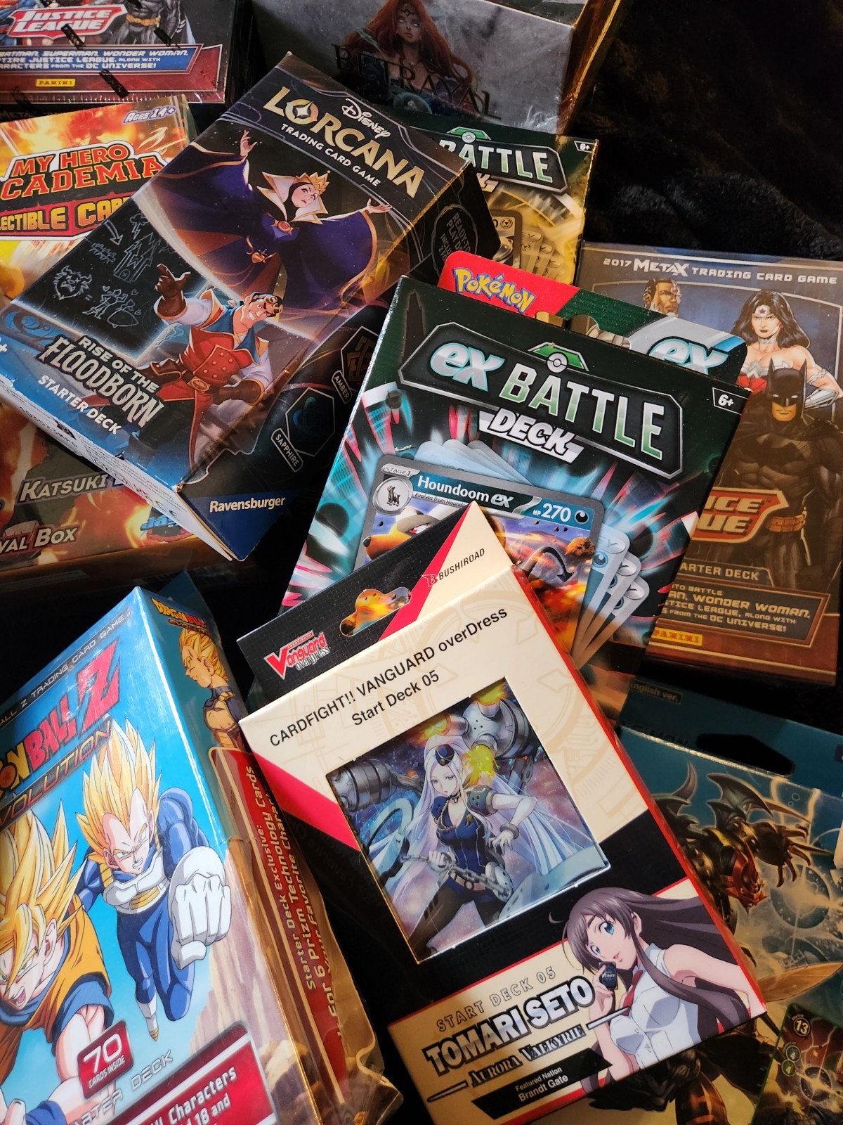 CCG Gift Box Magic MTG and Many More 50 Booster Packs 10 Starter Decks and 1 box