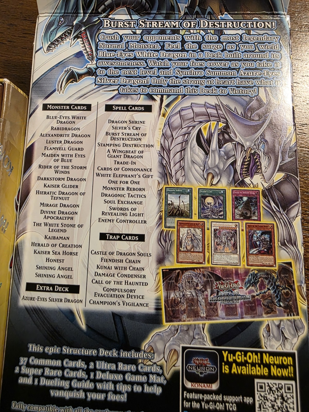 Yugioh Saga of Blue-Eyes White Dragon Structure Deck Speed Duel Midterm Paradox