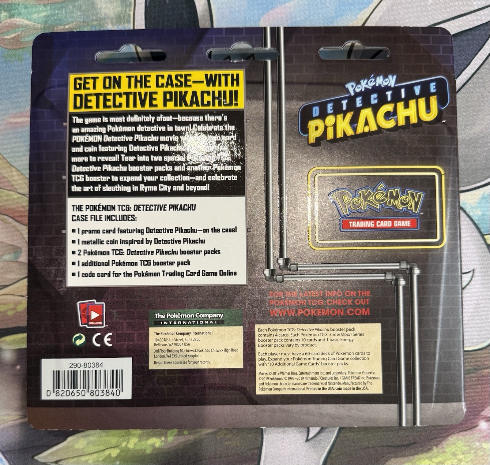 Pokémon TCG: Detective Pikachu Case File Brand New Factory Sealed Promo