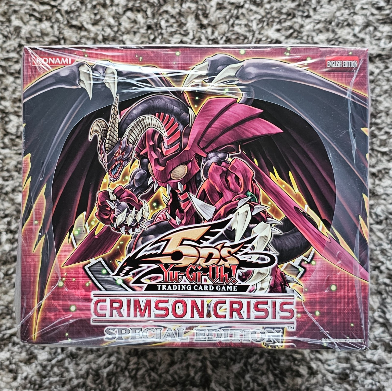 YUGIOH • 5DS CRIMSON CRISIS SPECIAL EDITION • BOOSTER BOX • UPPER DECK • SEALED