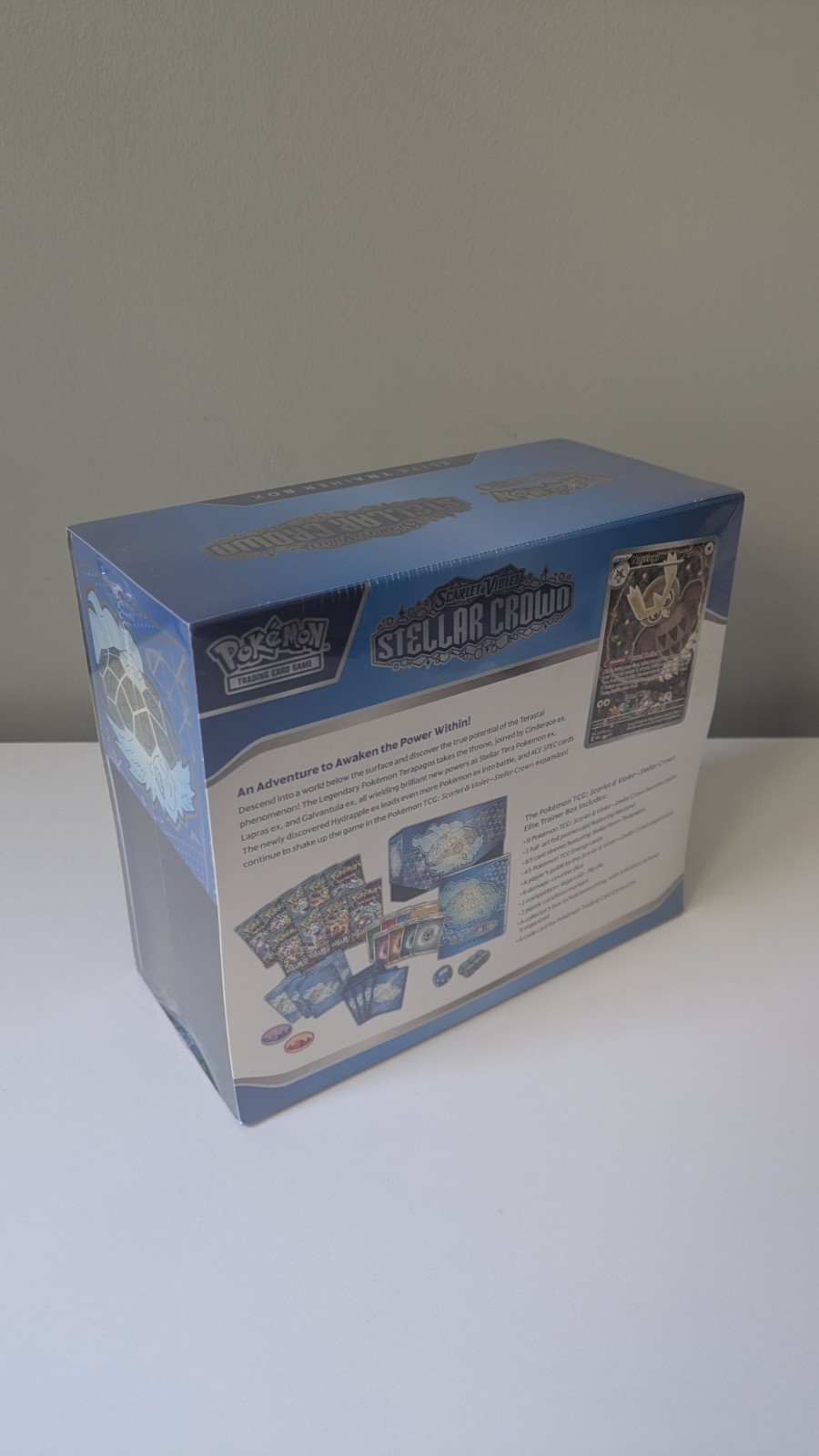 Stellar Crown Elite Trainer Box SV07 Stellar Crown Pokemon TCG Factory Sealed