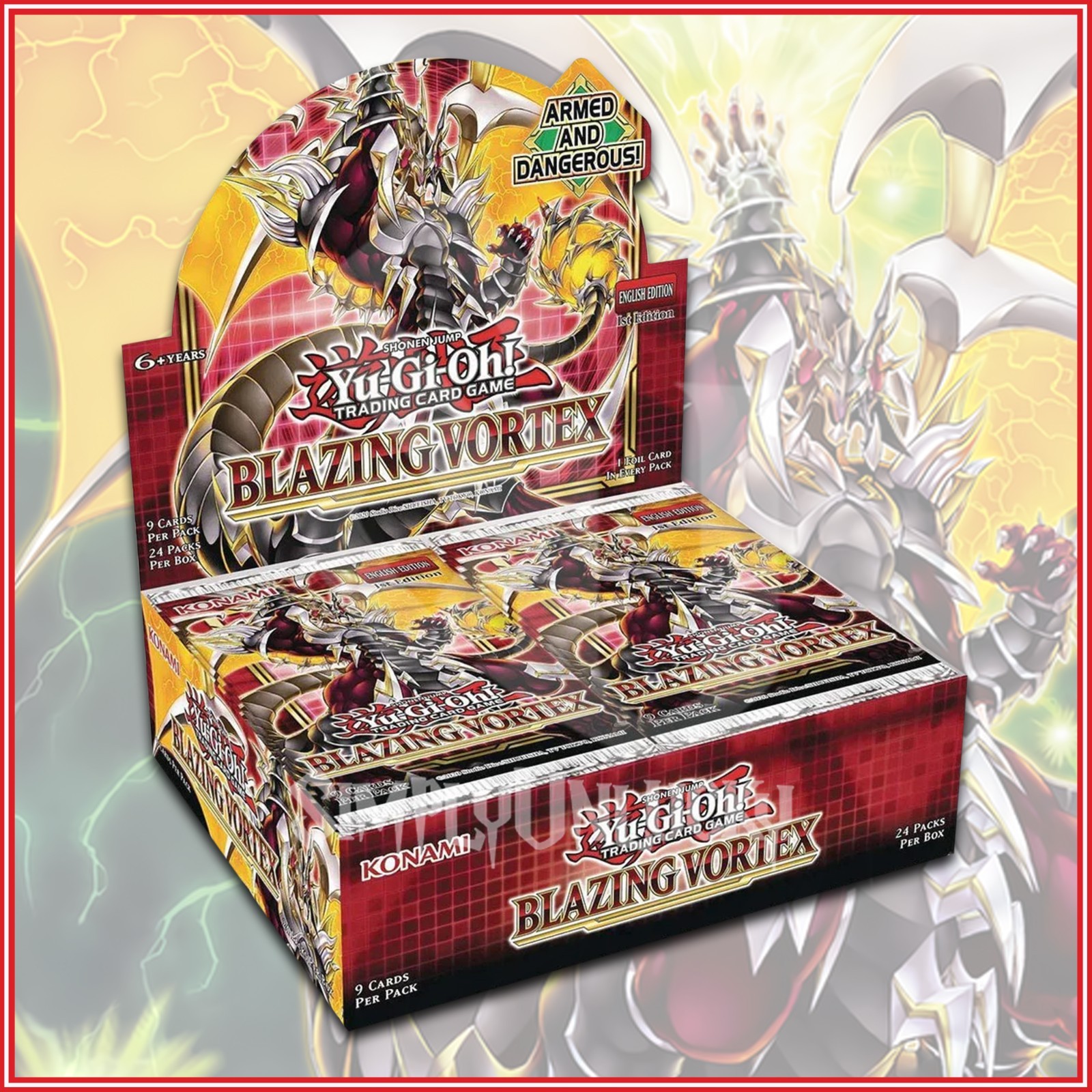YuGiOh Blazing Vortex 1st Edition BOOSTER BOX 24 PACKS English 🔥*IN STOCK*