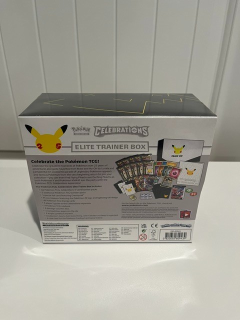 Pokemon Celebrations Elite Trainer Box 25th Anniversary ETB New/Sealed