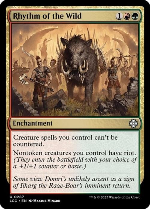 ~ Rhythm of the Wild ~ NM ~ Commander: The Lost Caverns of Ixalan ~ MTG ~