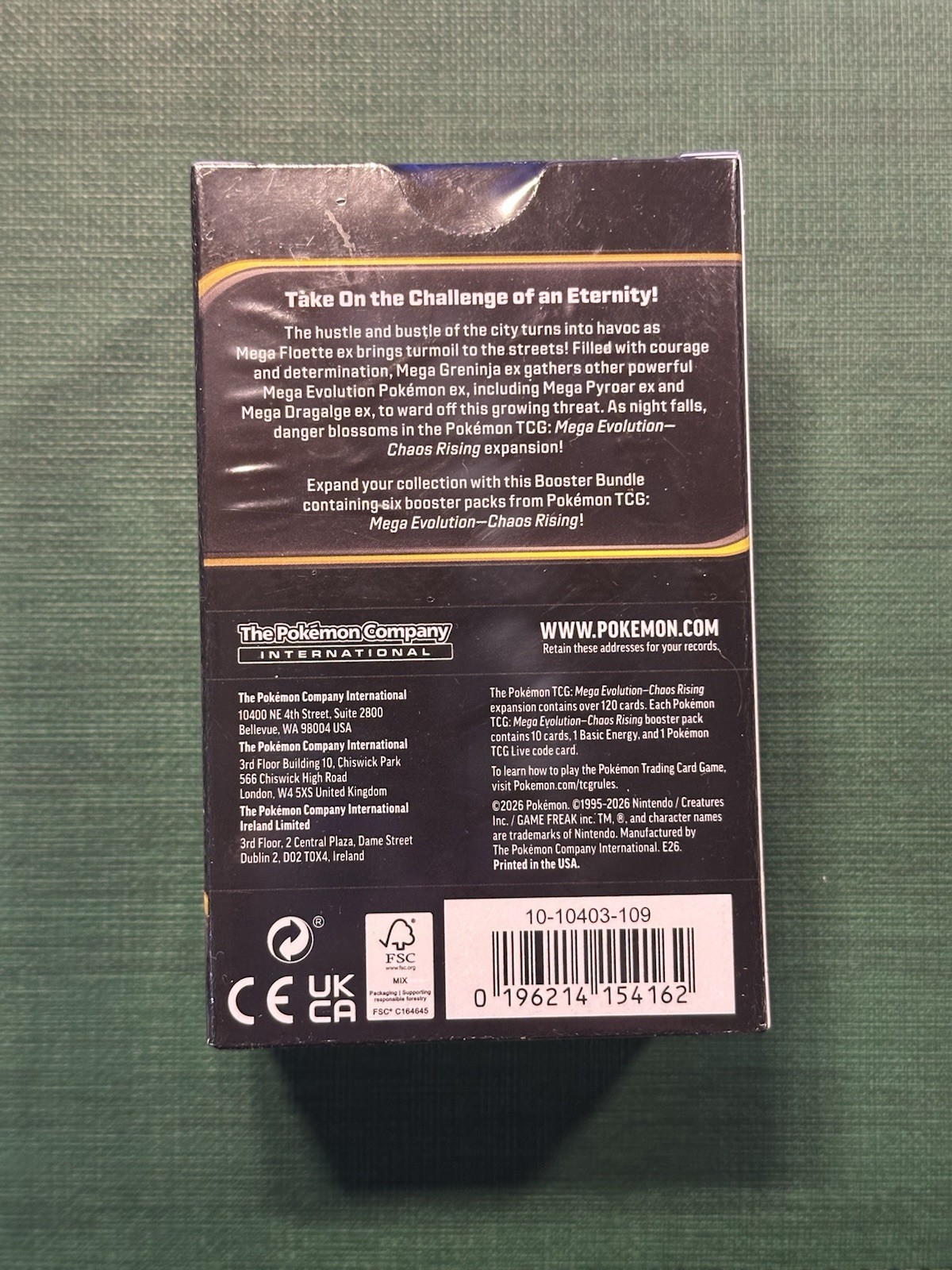 Pokemon TCG ME04: Chaos Rising Booster Bundle New Sealed