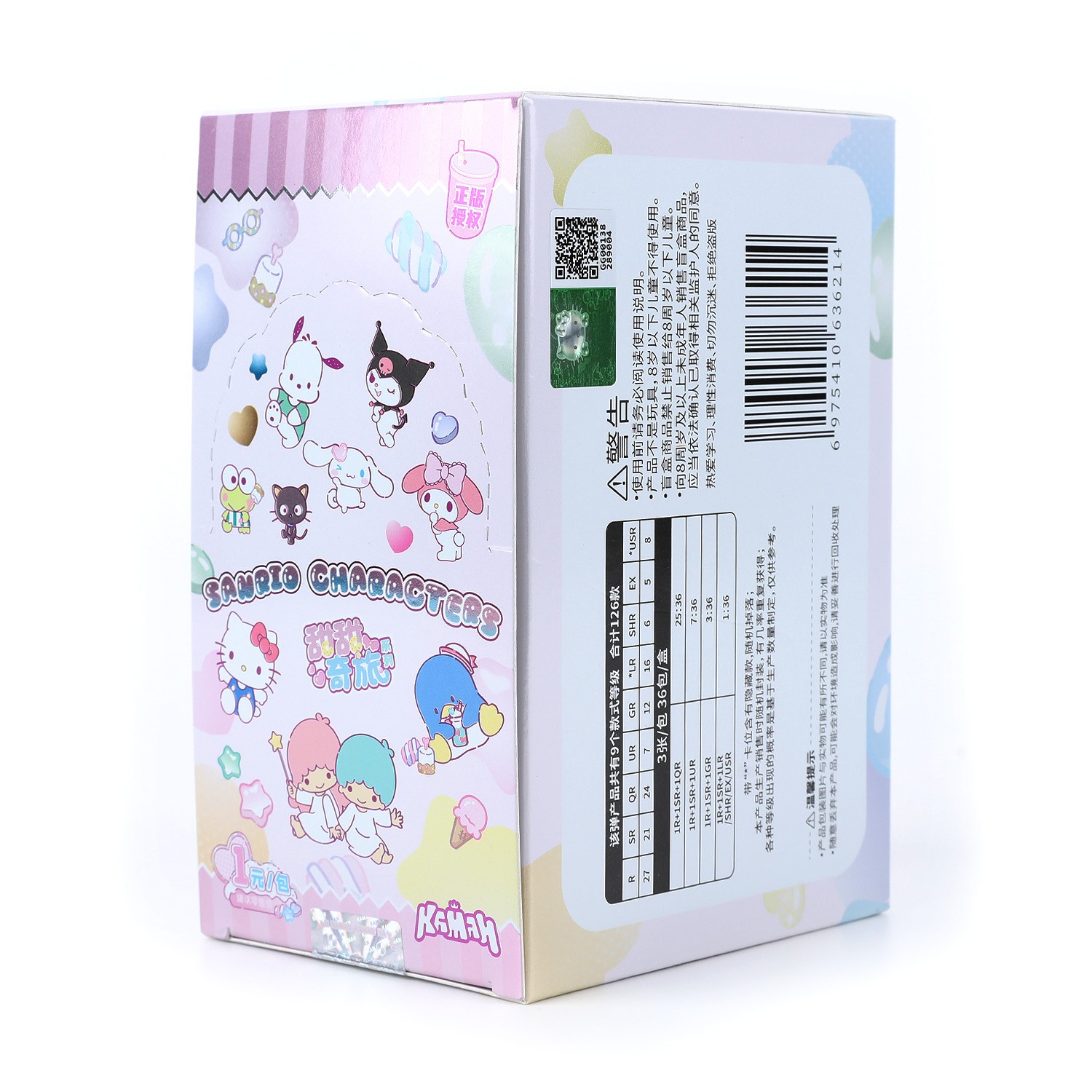 Sanrio Characters Trading Cards Booster – 36 Packs Box Sealed Collectible TCG