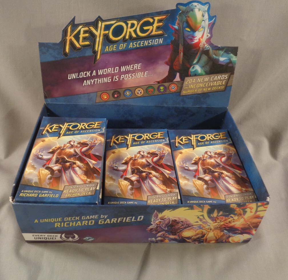 Fantasy Flight Games KeyForge Age of Ascension Open Display Box 10 Decks SG-205