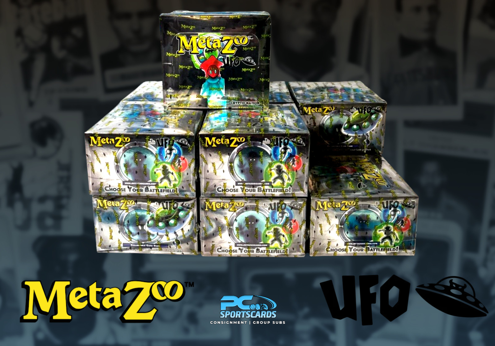 12x UFO 1st Edition MetaZoo Booster Box Equals Master Case