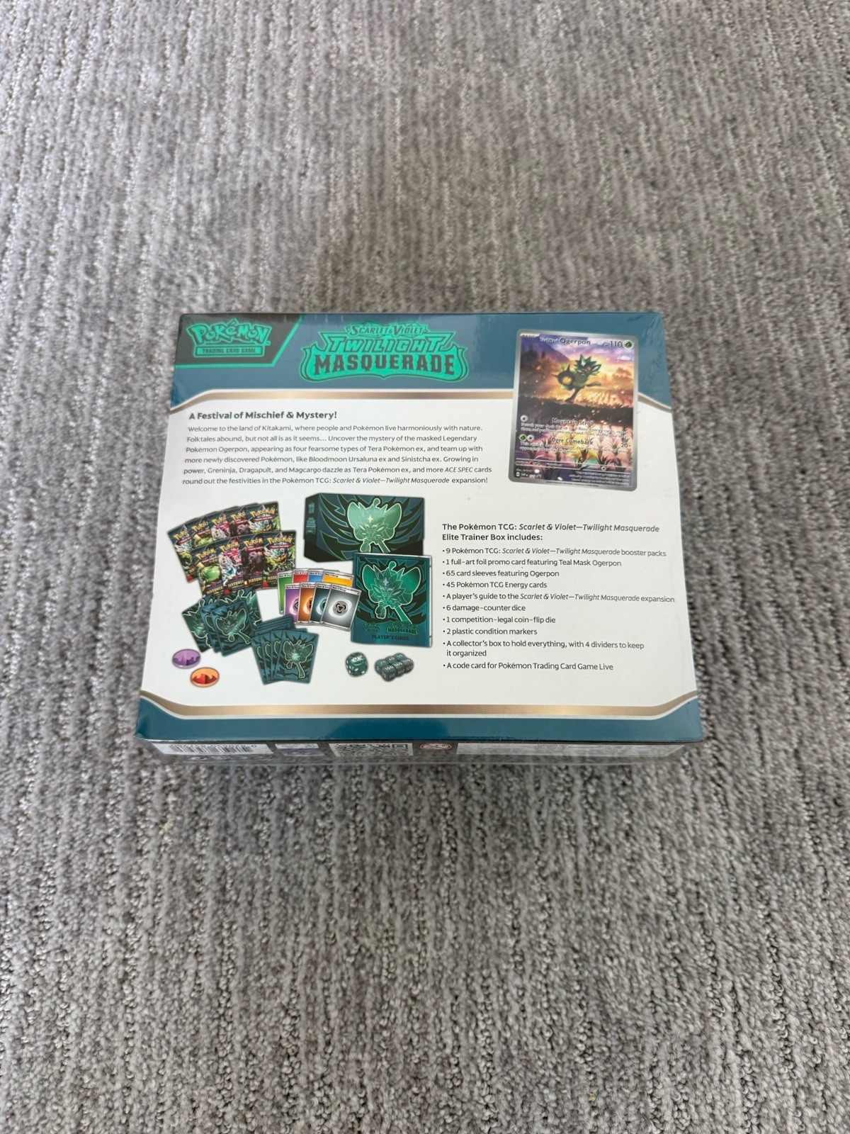 Pokemon TCG Twilight Masquerade Elite Trainer Box ETB – NEW FACTORY SEALED