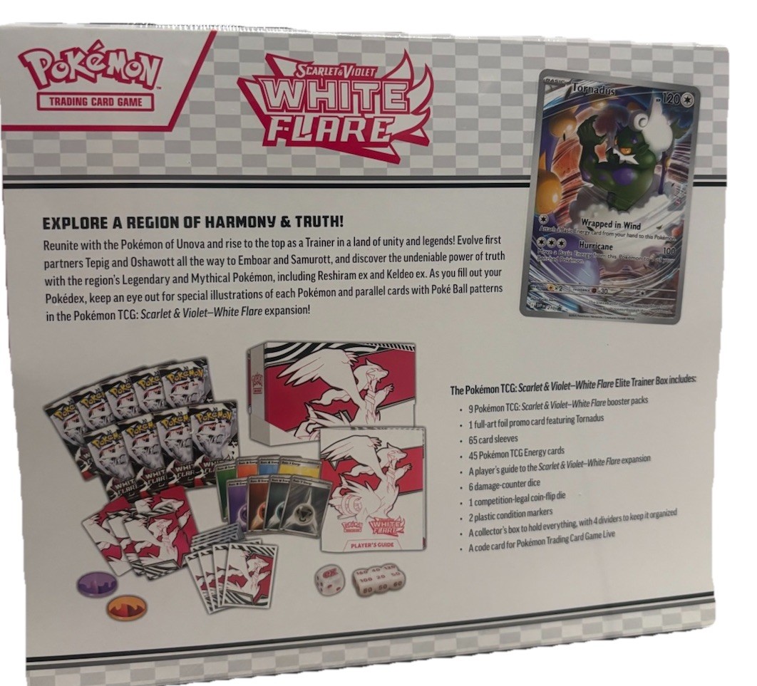 Pokémon Scarlet & Violet White Flare Elite Trainer Box