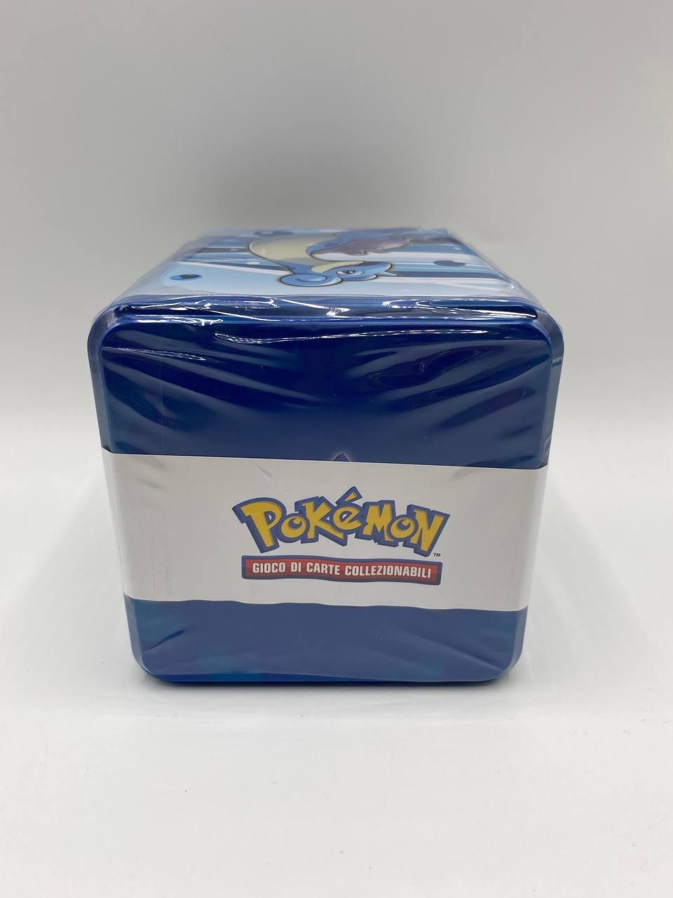 Pokémon TCG Lapras Stacking Tin 2022 Promo Sealed Water Set Box Italiano