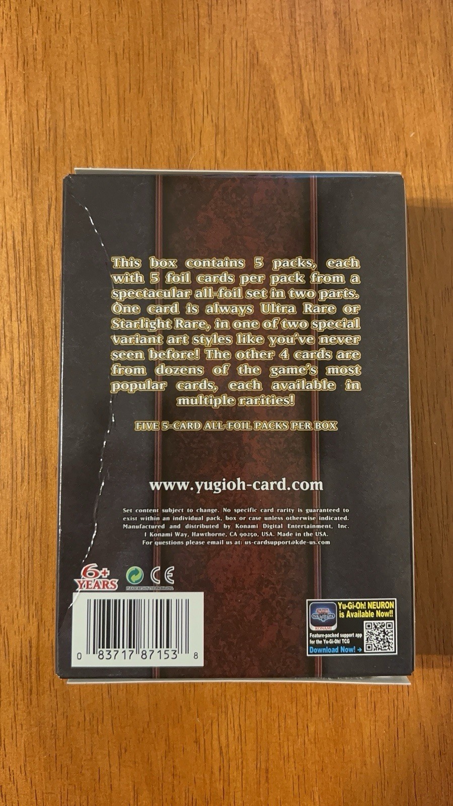Yu-Gi-Oh! Rarity Collection 5 V Box 1st Edition ✅New ✅In Hand ✅Sealed!!