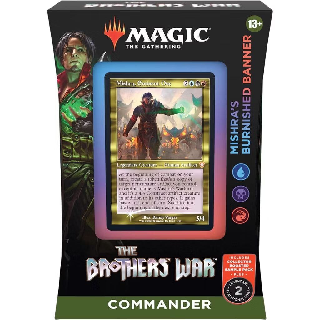 MTG The Brothers’ War Commander Deck Set of 2 – Iron Alliance & Burnished Banner