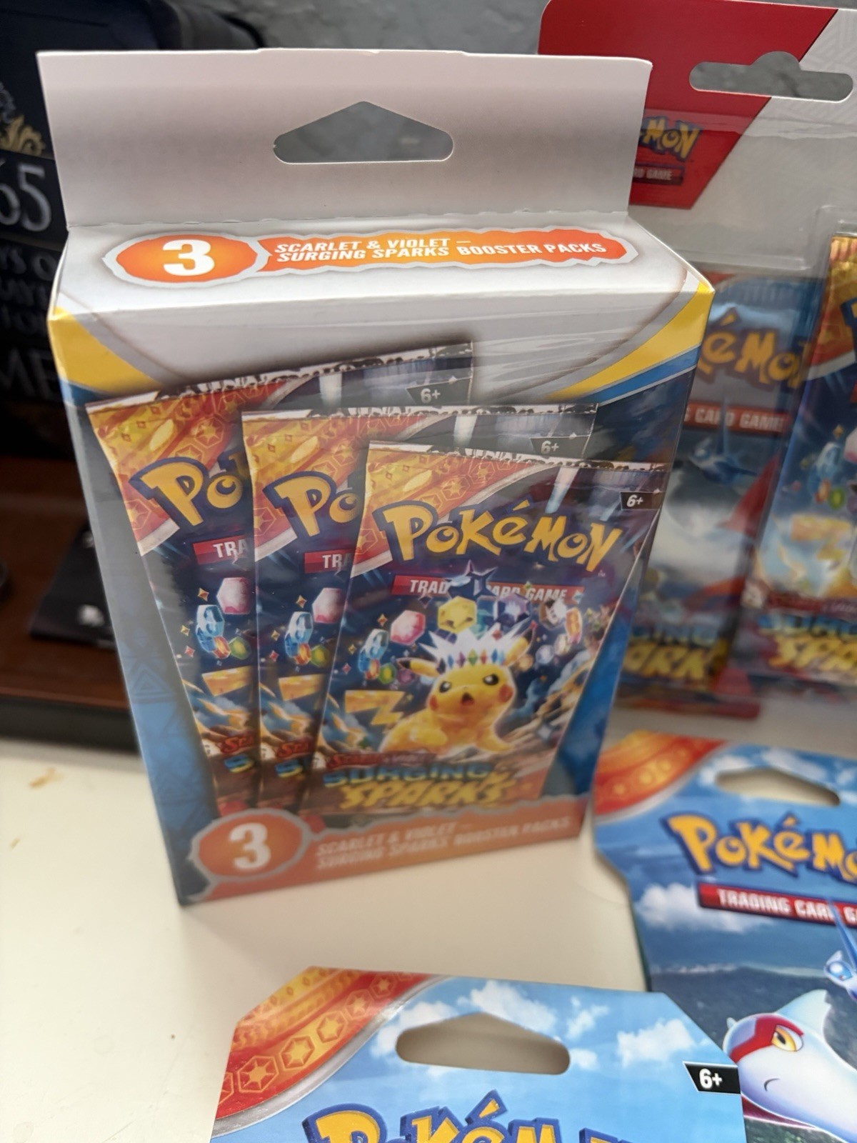 Pokemon TCG: Scarlet & Violet Surging Sparks Booster Packs Sealed Lot Of 16 Pack