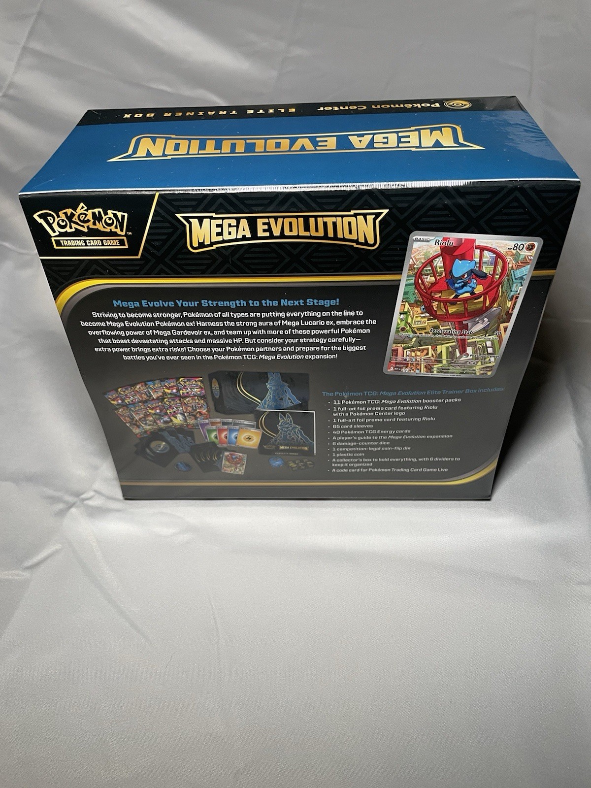 Pokemon Center Mega Evolution Base Set Lucario Gardevoir ART PC ETB SET