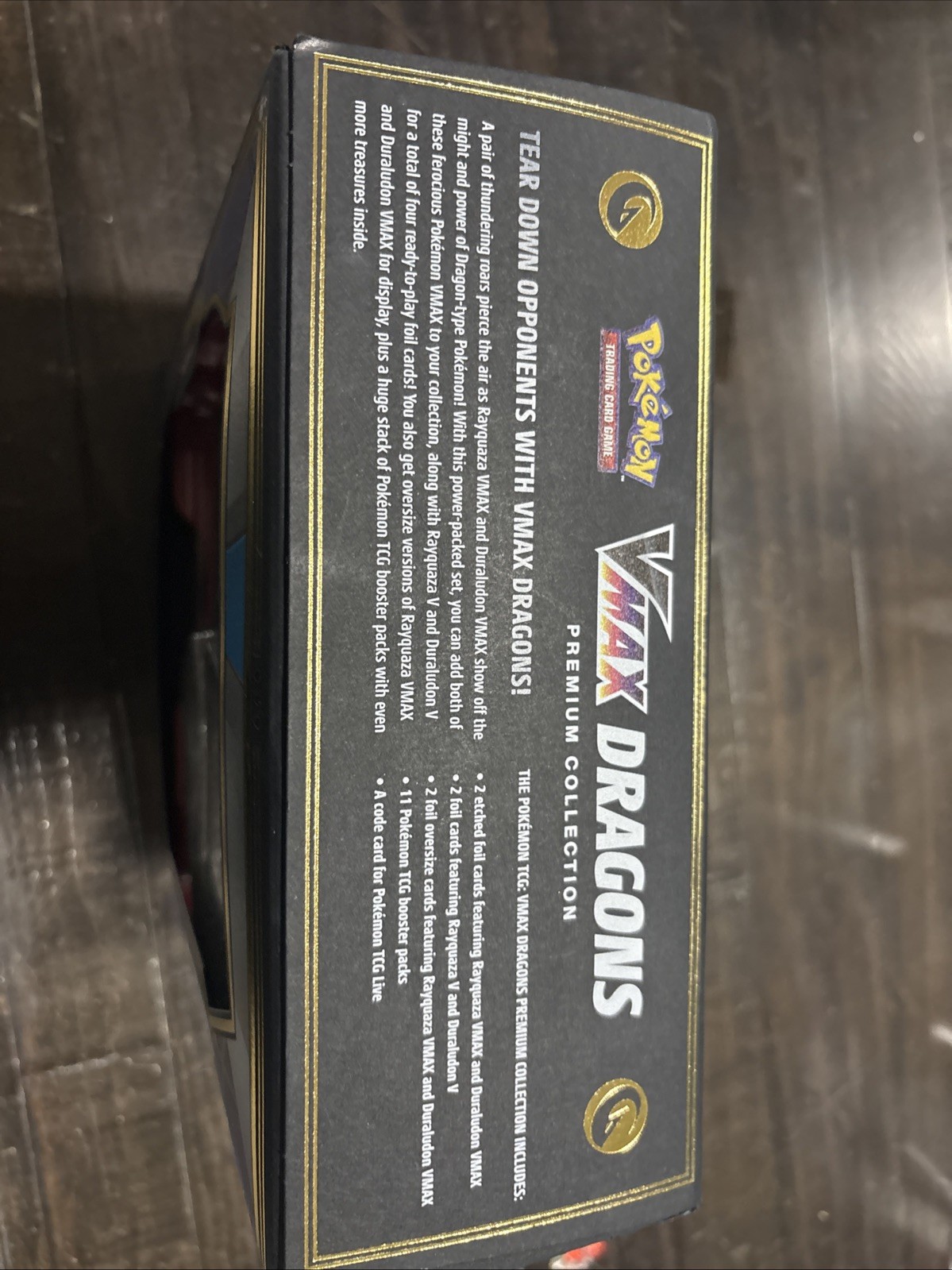 Pokémon TCG VMax Dragons Premium Collection Rayquaza Duraludon Brand New Sealed