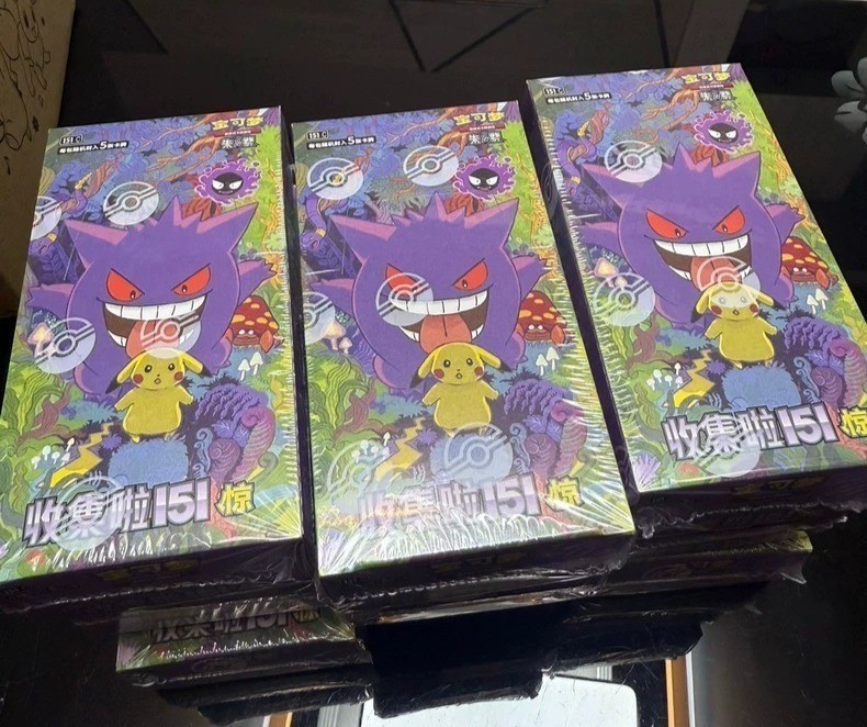 Pokemon TCG Simplified Chinese Collect 151C 3.0 Surprise Slim Booster Box Sealed