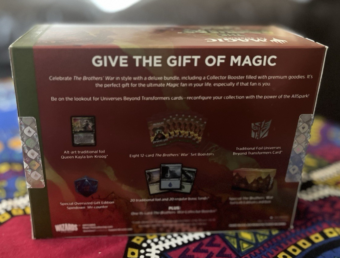 Magic The Gathering The Brothers’ War Gift Bundle Sealed/Unopened