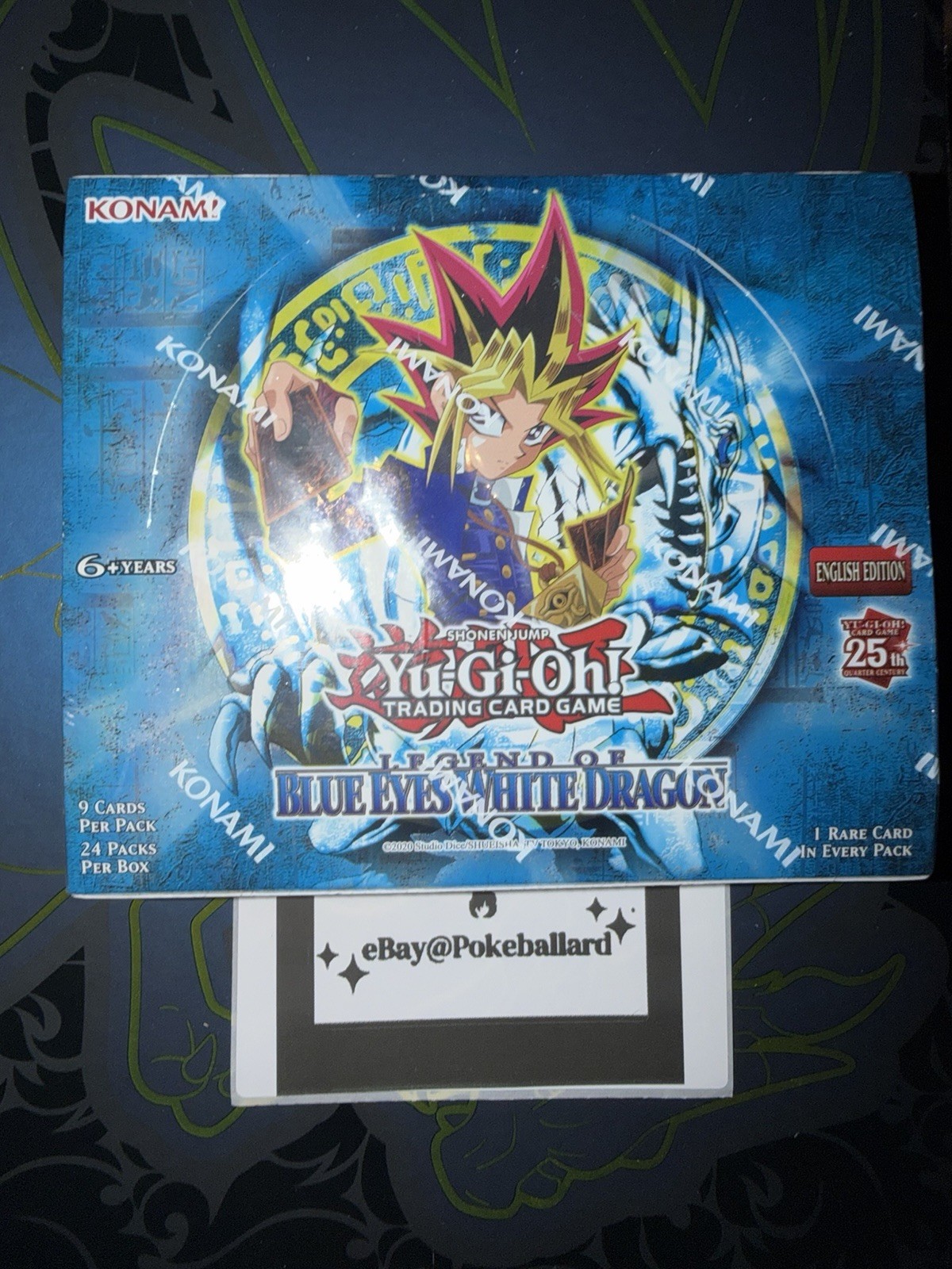 🔥 Yugioh Legend of Blue-Eyes White Dragon 25th Anniversary Booster Box Sealed!