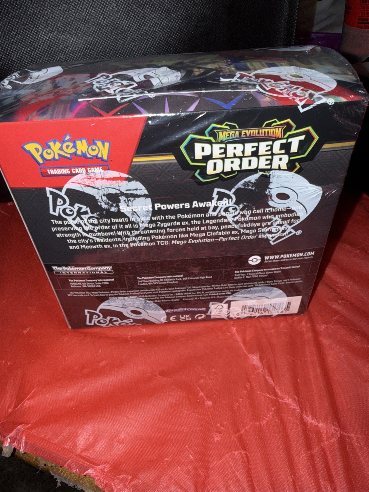 🔥Pokemon Mega Evolution Perfect Order Booster Box Sealed
