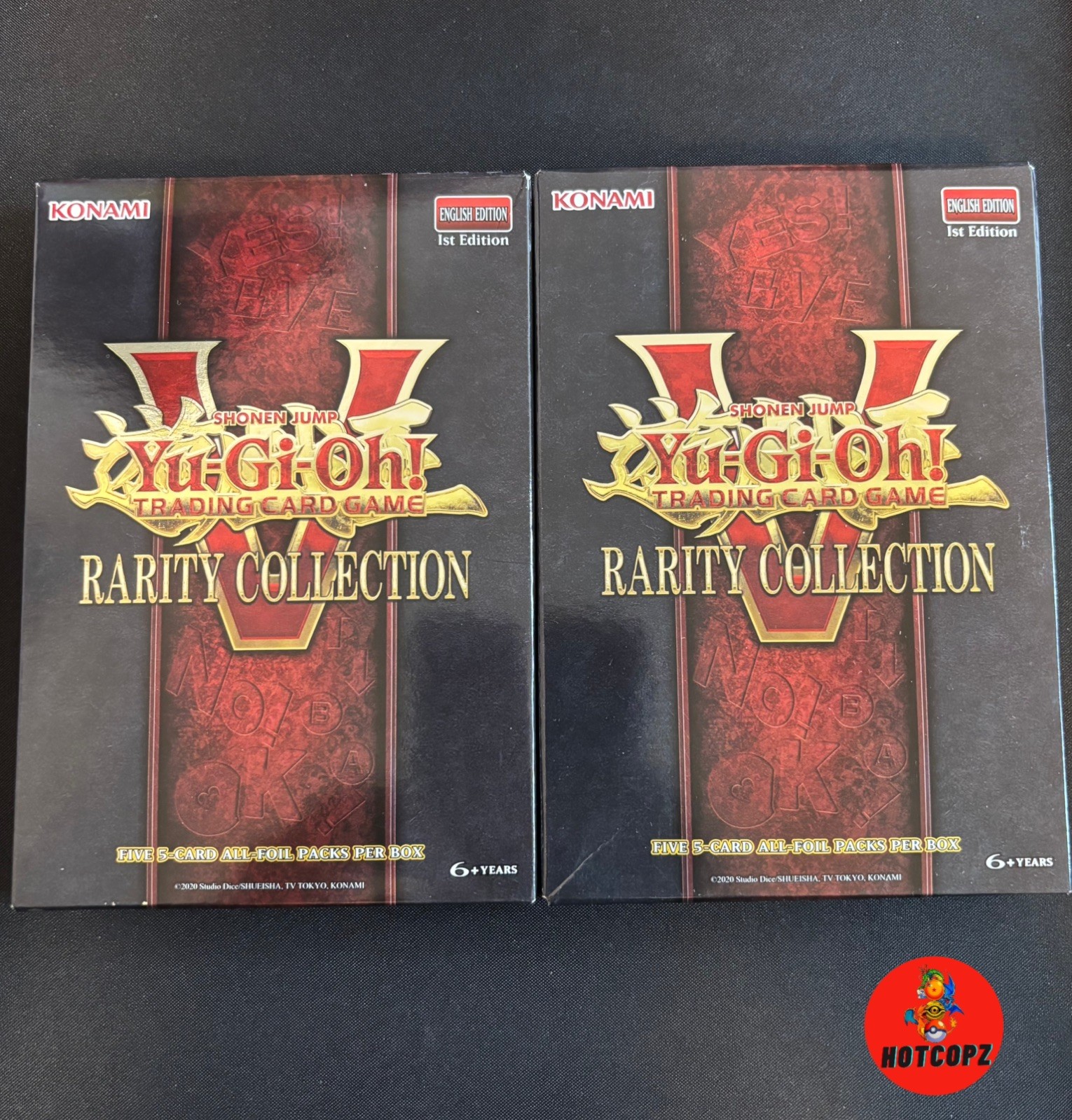 Yu-Gi-Oh! Rarity Collection 5 V Box 1st Edition Lot of 2 ✅New ✅In Hand ✅Sealed!!