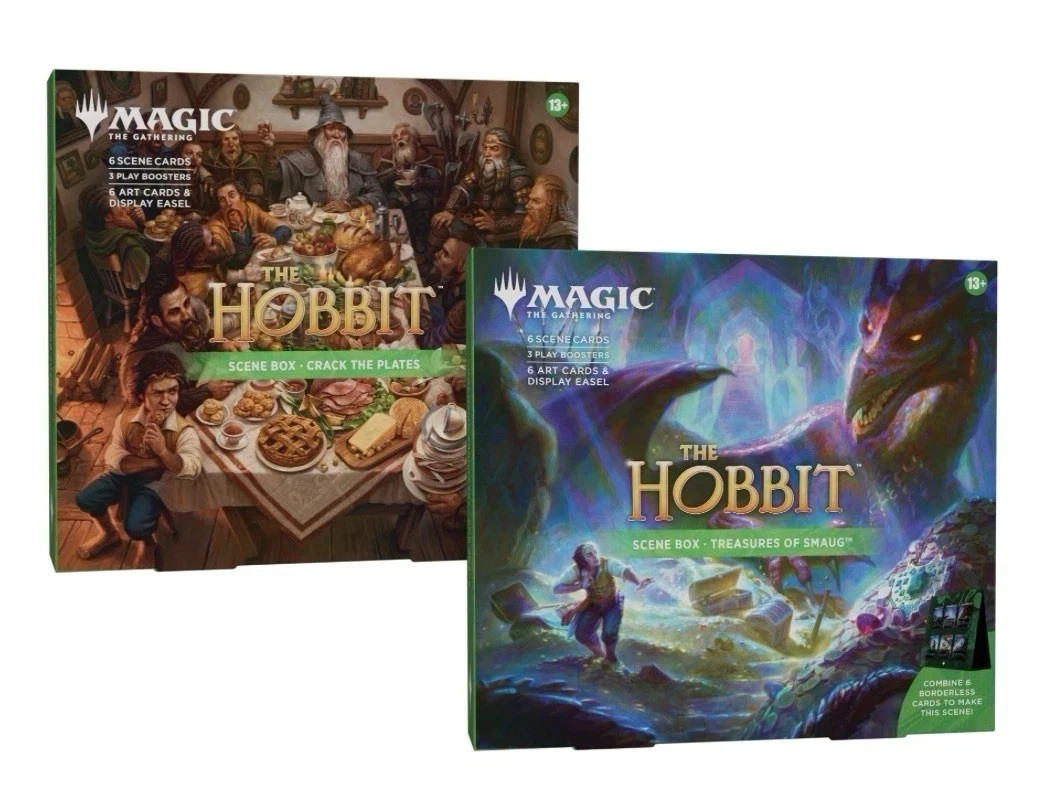 MTG Hobbit Scene Boxes Bundle Treasures of Smaug & Crack Plates 8/17 Presale
