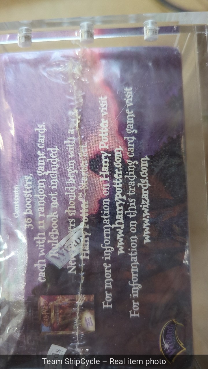 Factory Sealed Harry Potter TCG Base Set Booster Box 36 Packs Sealed WOT G2U