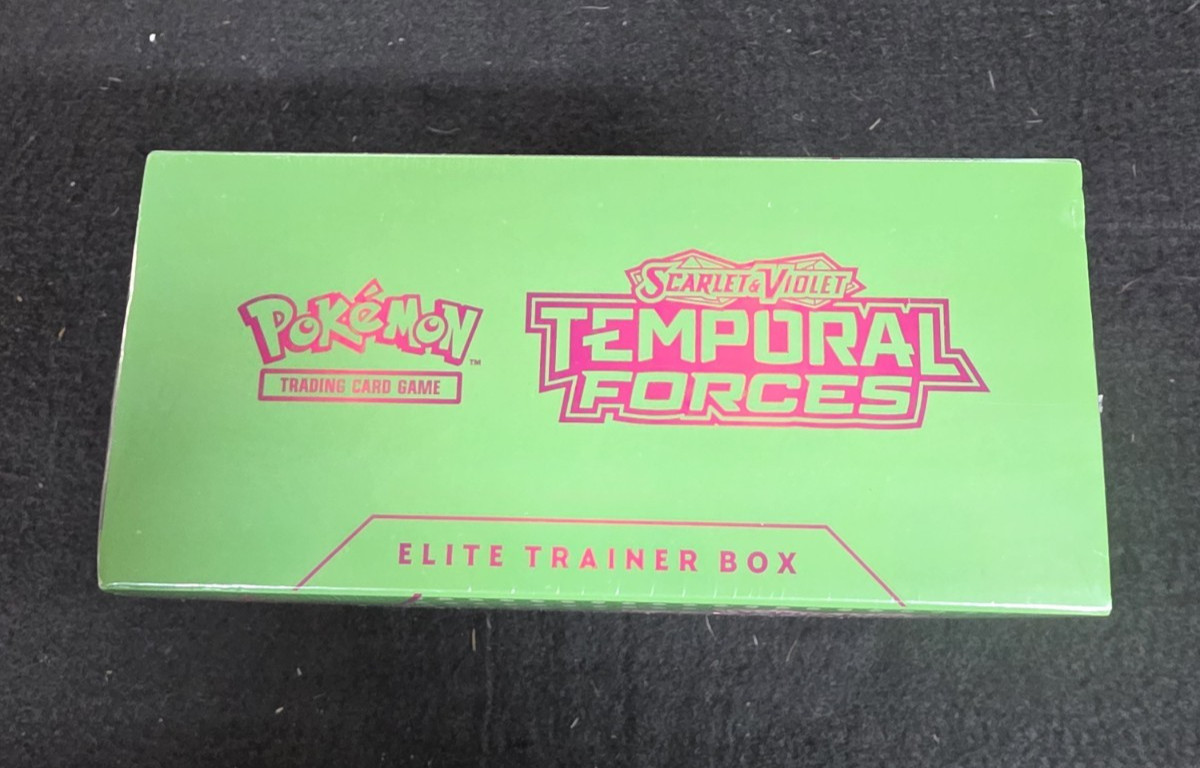 Pokémon Scarlet & Violet Temporal Forces Elite Trainer Box Iron Leaves sealed