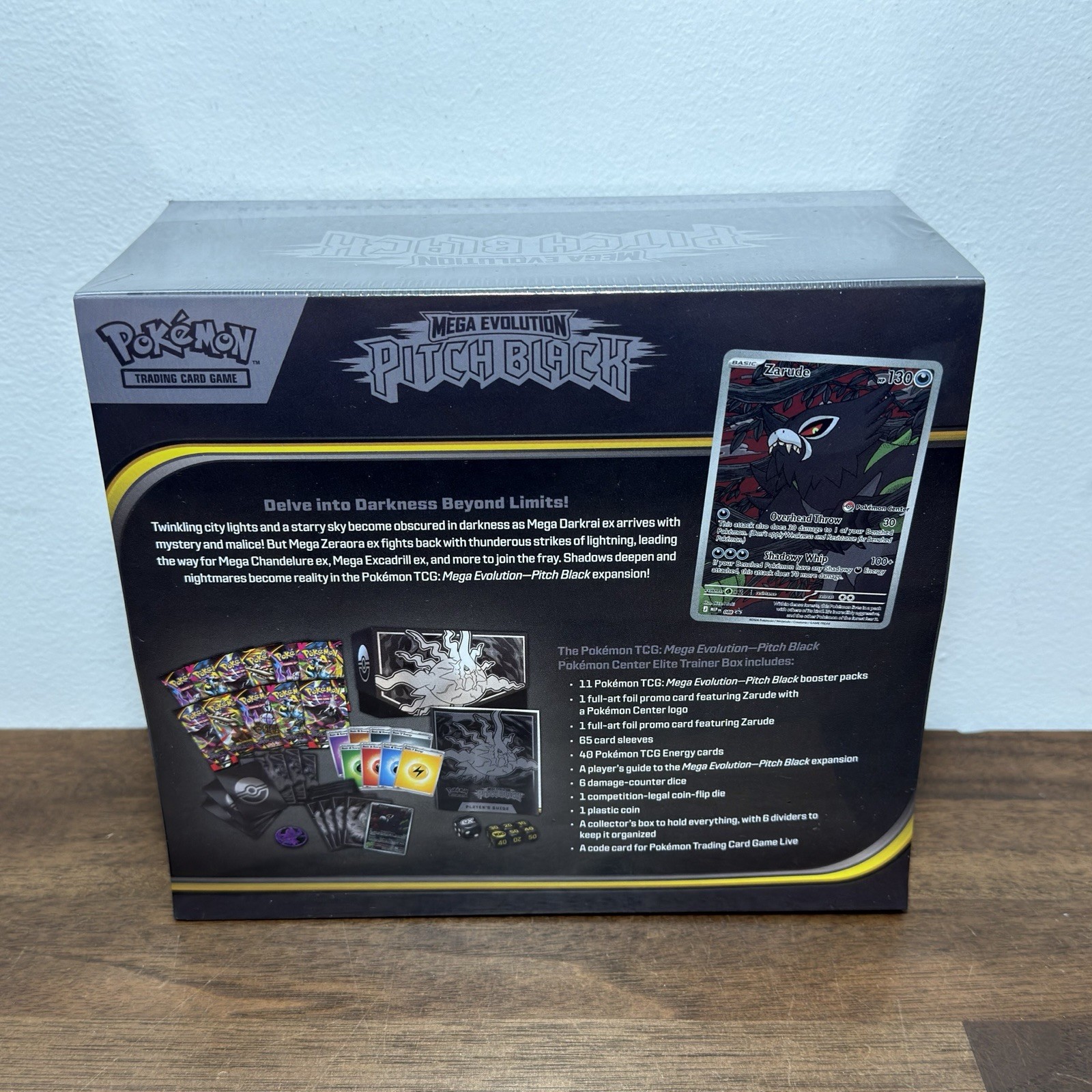 Pokémon Center Elite Trainer Box Mega Evolution Pitch Black