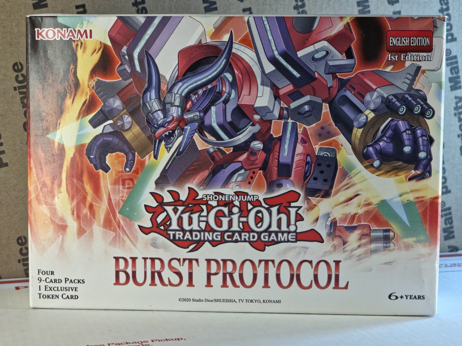 Yu-Gi-Oh Burst Protocol Booster Box 1st Edition (Four 9-Card Packs)