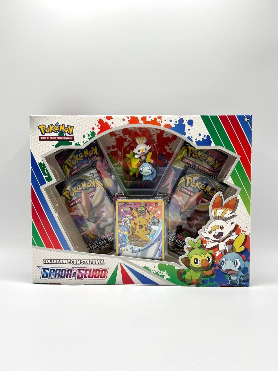 Pokemon Italian Sword and Shield Figurine Collection Sealed 4 Bags