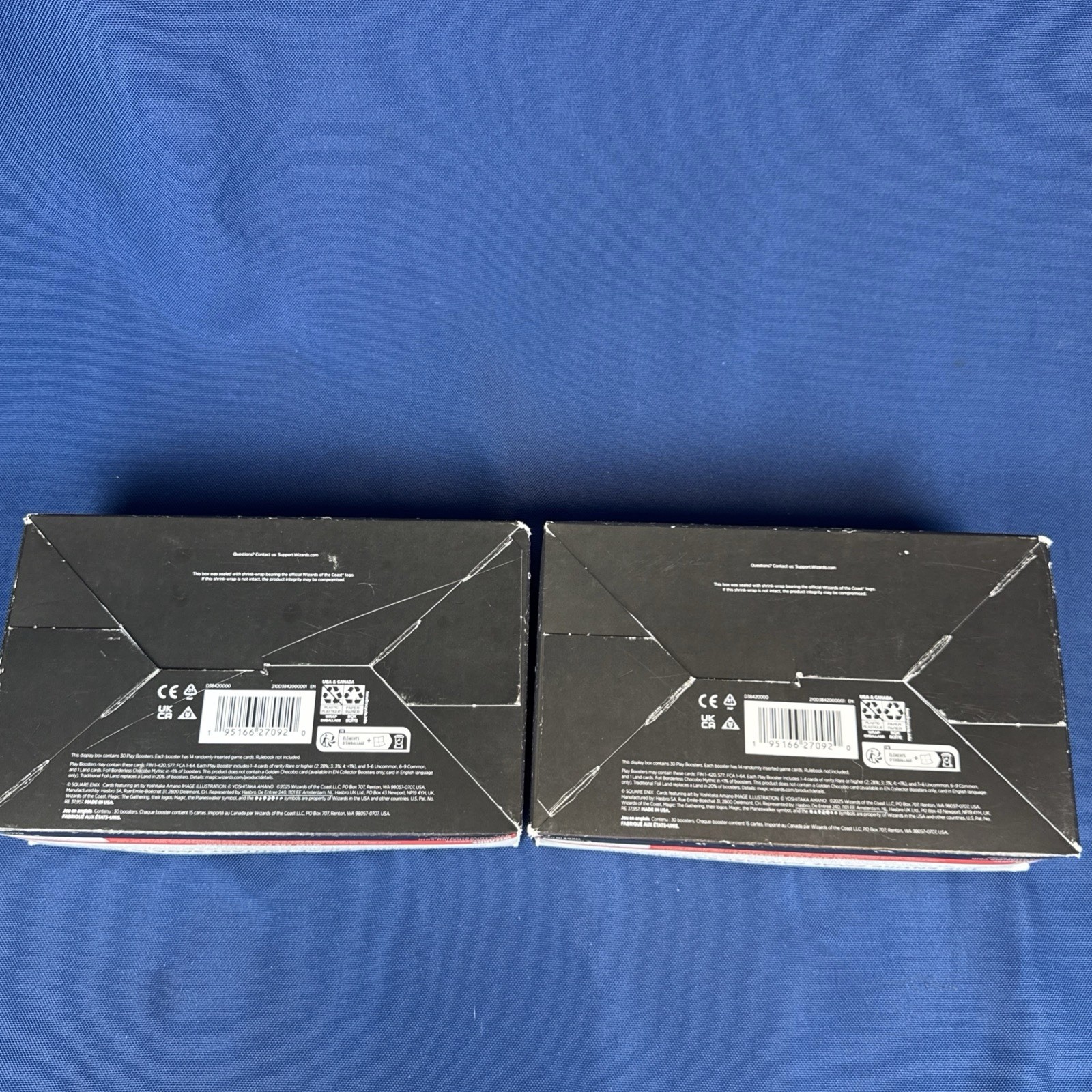 Magic The Gathering: Final Fantasy Play Boosters- 2 FILLED BOXES- UNCHECKED