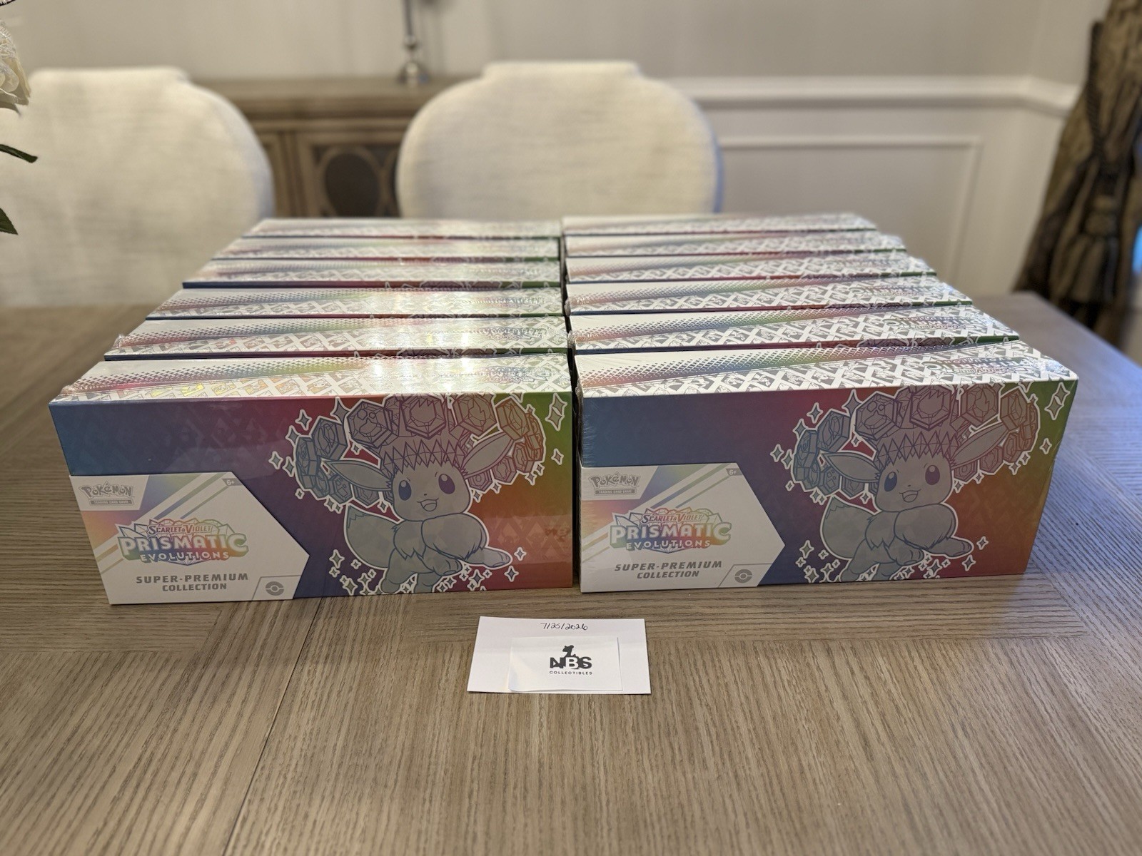 Pokemon Prismatic Evolutions Super Premium Collection SPC New & Factory Sealed