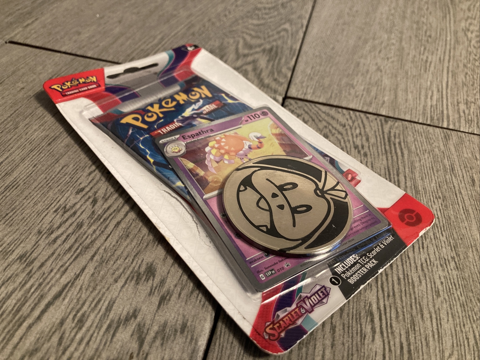 Pokemon TCG Scarlet & Violet Single Pack Booster Pack Espathra – UNOPENED