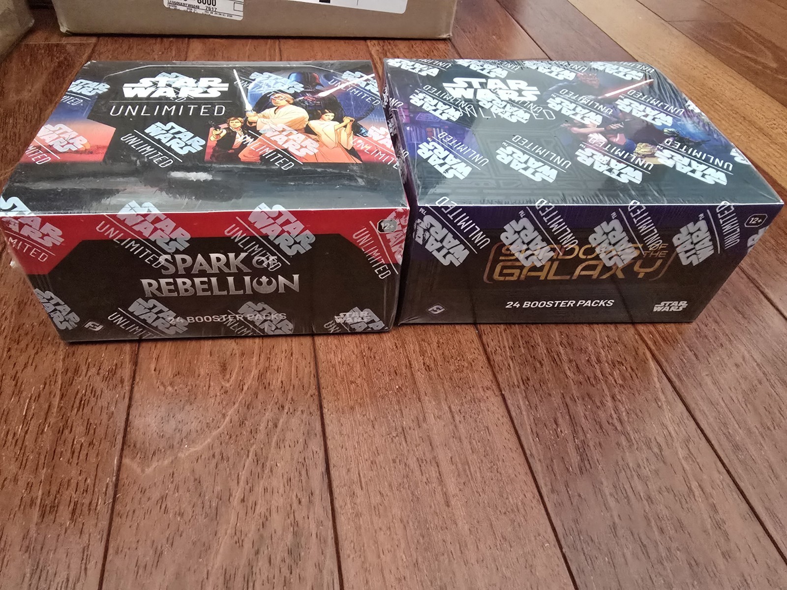 SWU Starter Pack With Spark of Rebellion, Shadow Of Galaxy Sealed Booster Boxes