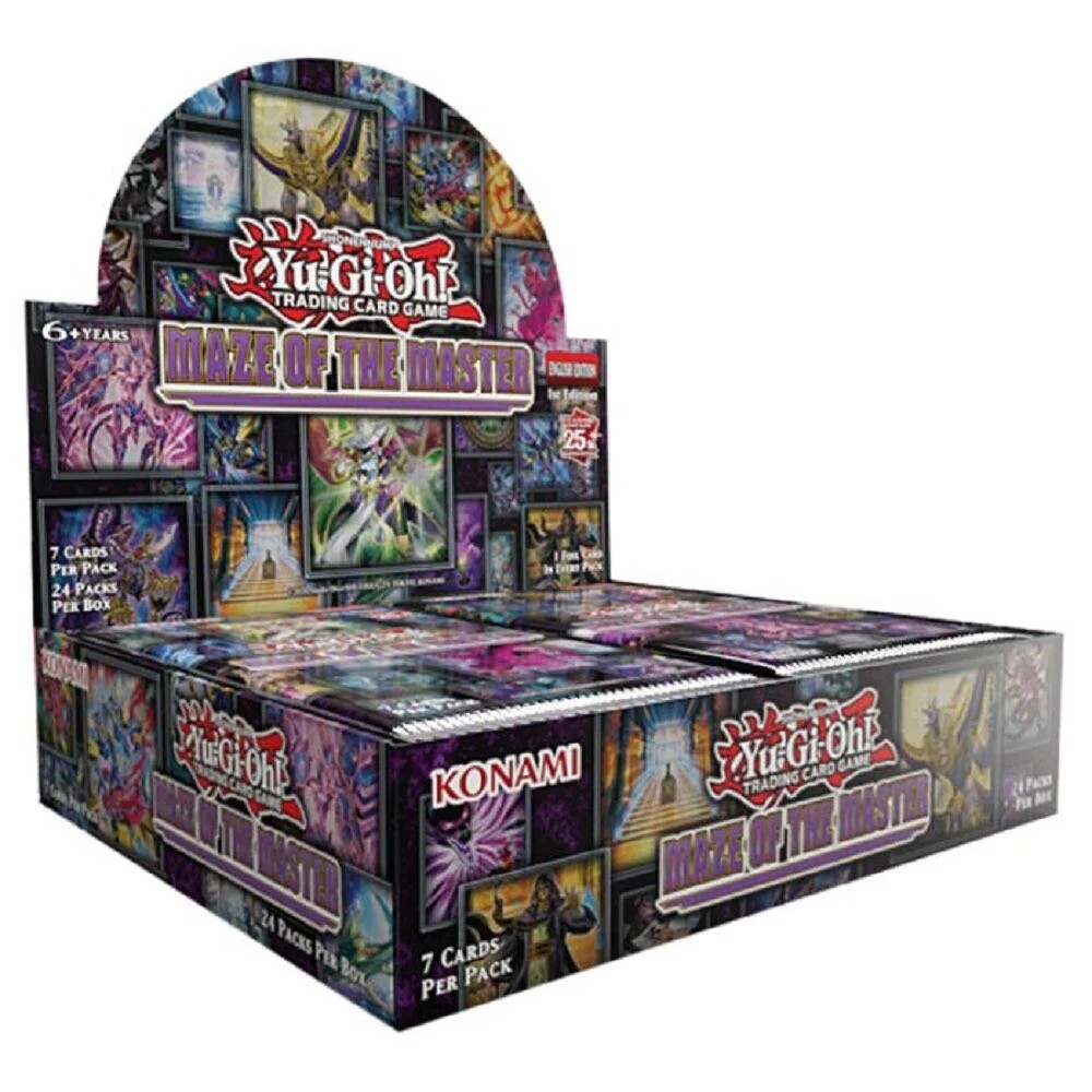 Yugioh Maze of The Master Booster Box 1st Edition Factory Sealed 3/14